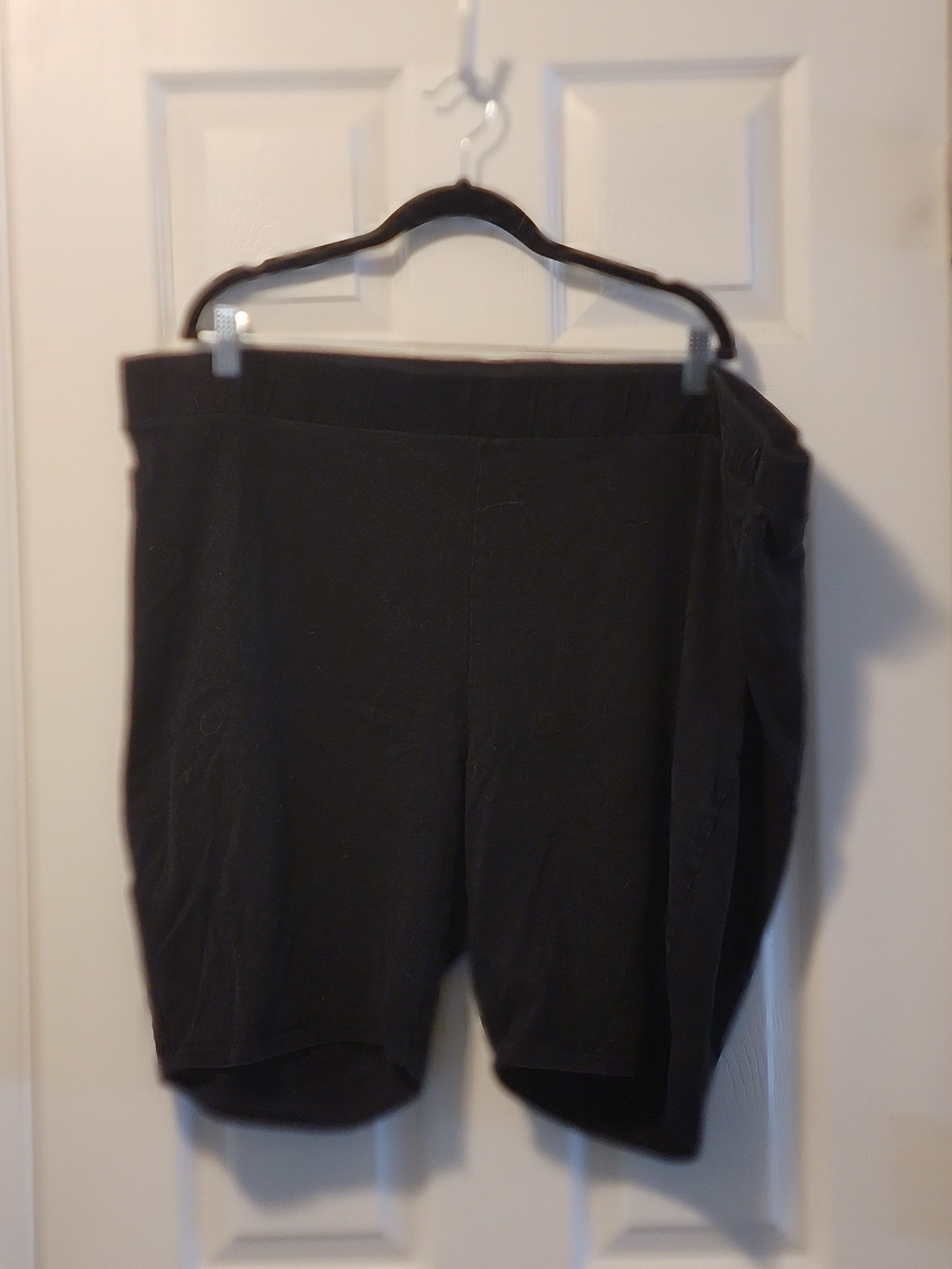 Torrid Black Mid-Thigh Pull-On Bike Shorts